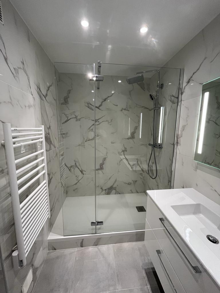 Douche rénovée